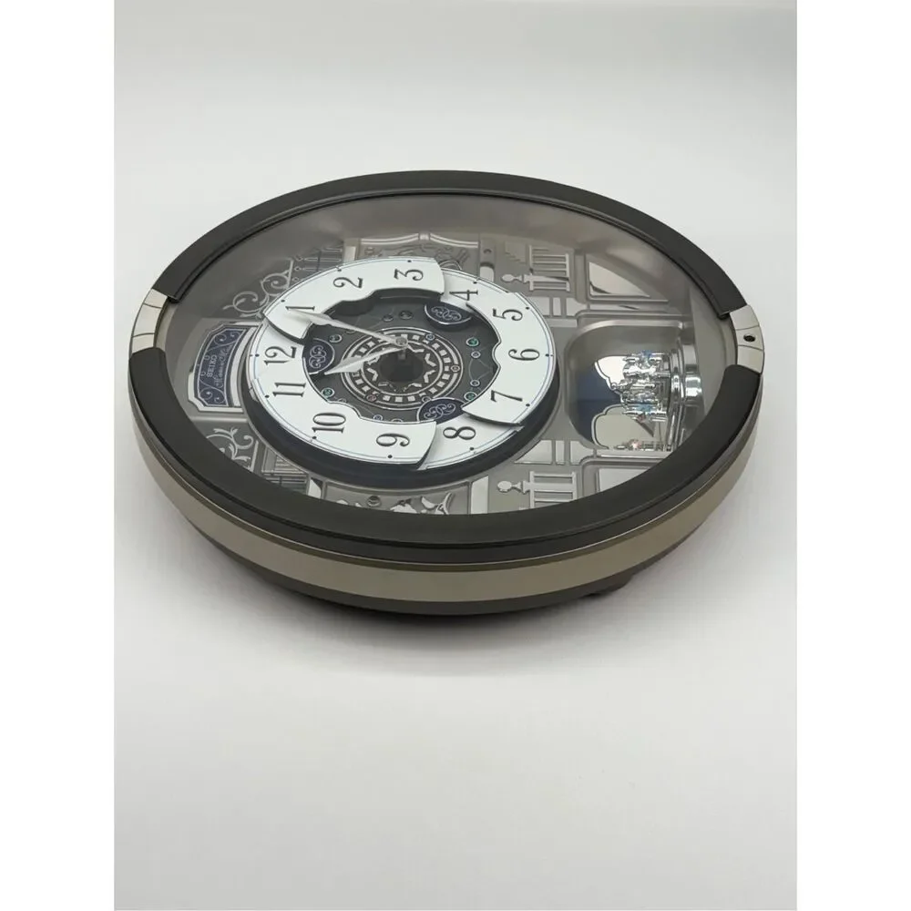 SEIKO Melodies in Motion Wall Clock Musical Motifs Seiko QXM366SRH-Tested